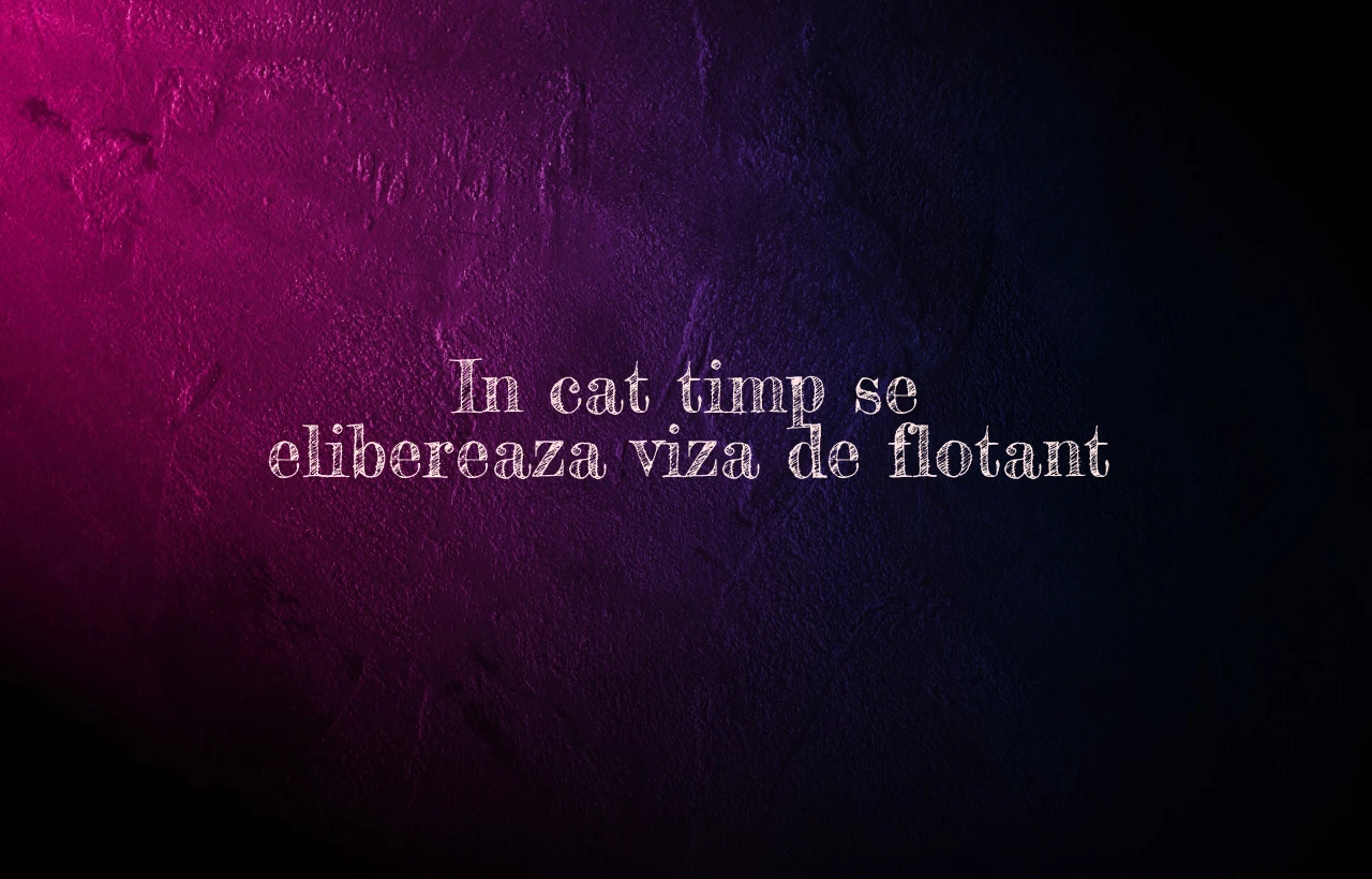 in cat timp se elibereaza viza de flotant